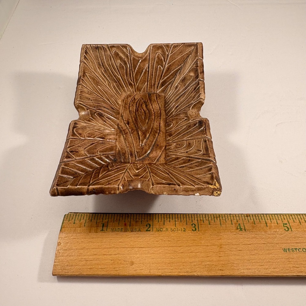 Vintage Studio Pottery Brutalist Ceramic Sculptural Dish Tray Signed Field - Picture 9 of 10